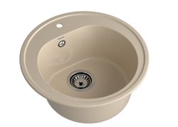 Мойка композитная GRANFEST Rondo d510 кашемир круглая