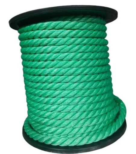 Канат полистил d=14 мм тросовой свивки, 50м, зеленый
