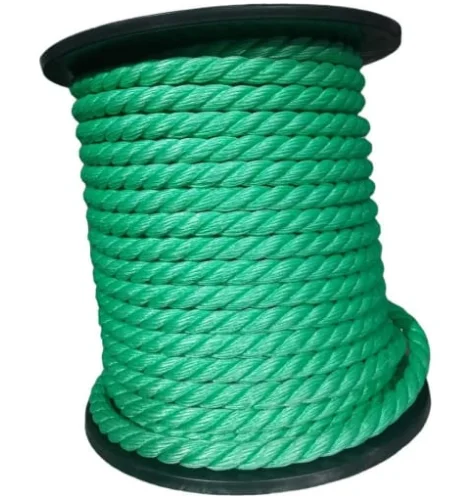 Канат полистил d=16 мм тросовой свивки, зеленый