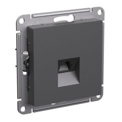 Механизм розетки компьютерной 1-местной СП AtlasDesign RJ45 базальт Systeme Electric ATN001483