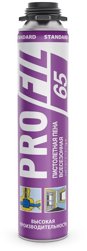 Пена монтажная профессиональная СОУДАЛ PROFIL 65 STANDARD всесезонная (-5 °С до +35 °С) 720мл