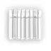 Накладки для плинтуса фигурного 80мм "Идеал Дюра" (2 набора из 8 эл. во флоупаке), 001 Белый