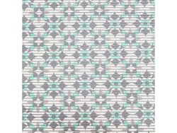 Коврик из вспененного ПВХ "ПРЕОБРАЖЕНИЕ" 0,65х15м 215PT-turquoise-grey