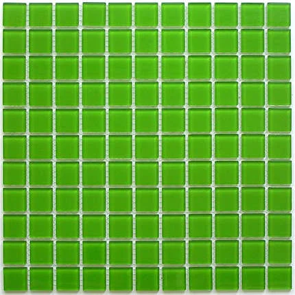 Мозайка Bonaparte Green glass стеклянная 30*30 (размер чипа 25*25)