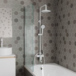 Система душевая DQ(D&K) Bayern.Fürth DA1523708B18, цвет белый