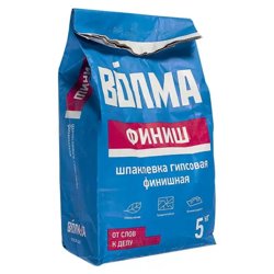 Шпаклевка гипсовая ВОЛМА ФИНИШ финишная 5 кг (полиэтилен)