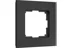 Рамка 1-местная Werkel Senso, черный, стекло soft-touch, W0013108