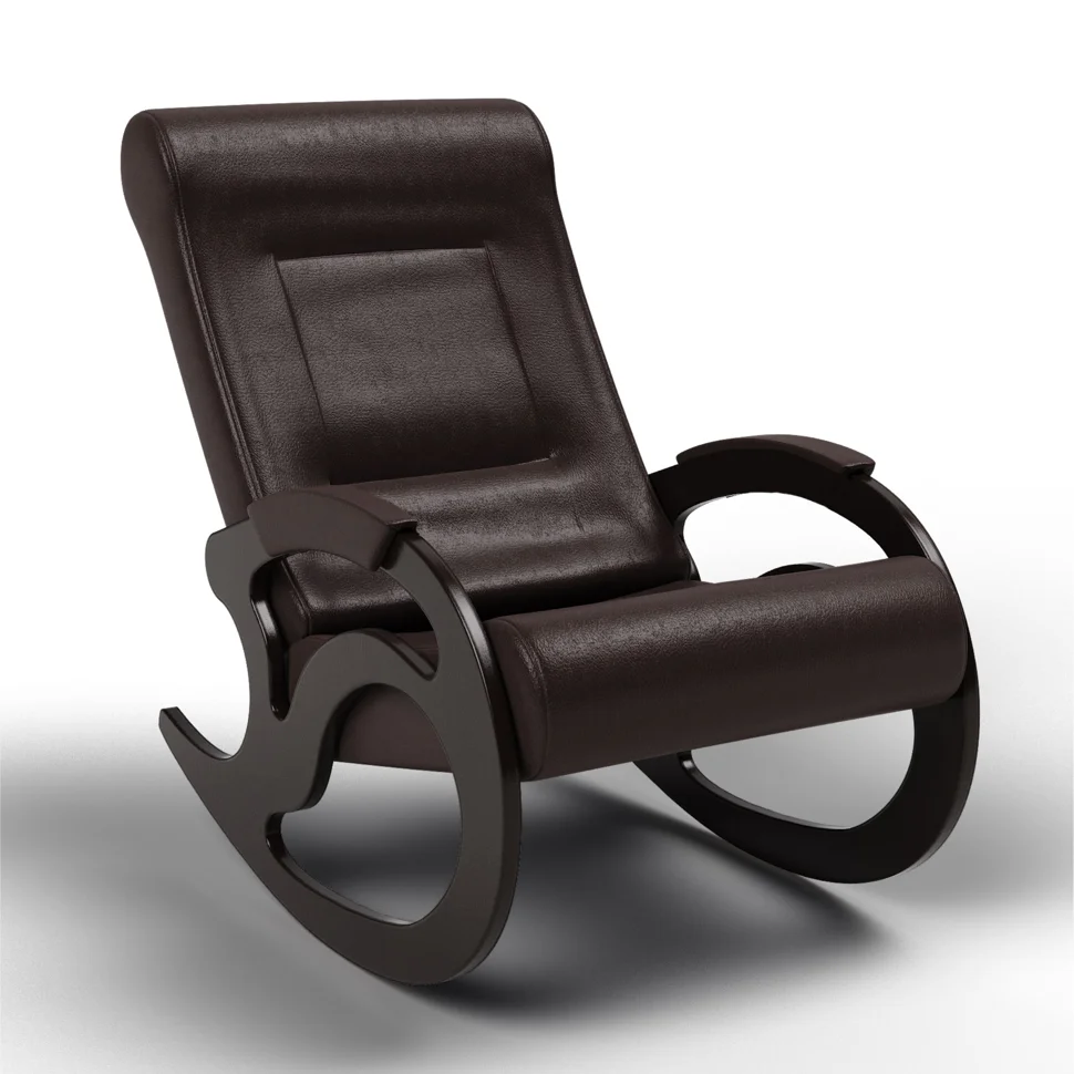 Кресло-качалка 11-К-В, венге, каркас черный