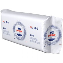 Утеплитель URSA GEO П-15 50мм в упаковке 24 плиты 610*1200 в упак 0,8784 м3 – 17,568 кв.м, 20 упак на поддоне