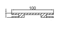 Добор ДВЕРИ ГУД Октава/Альфа/Кама/Geometry телескопический экошпон вайт 100х2070