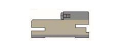 Стойка дверной коробки ДВЕРИ ГУД IKS-2/IKS-3/Geometry/Toronto телескопическая экошпон Ривьера грей 75*27*2070