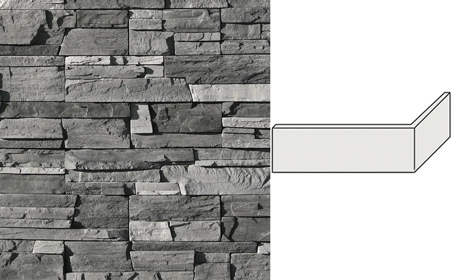 Камень облицовочный White Hills Фьорд Лэнд угловой, арт.208-85