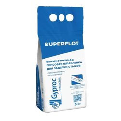 Шпаклевка гипсовая VETONIT SuperFlot для стыков ГКЛ белая 5 кг