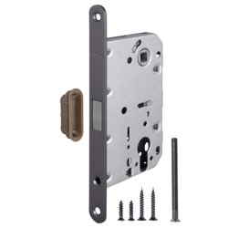 Замок дверной под цилиндр магнитный FUARO MAGNM85C-50 (M85C-50) GR графит