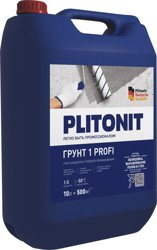 Грунт глубокого проникновения PLITONIT 1 PROFI праймер-концентрат 10 л