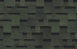 Черепица гибкая ТЕХНОНИКОЛЬ SHINGLAS ОПТИМА зеленый S=3м2/уп, нарезка=аккорд
