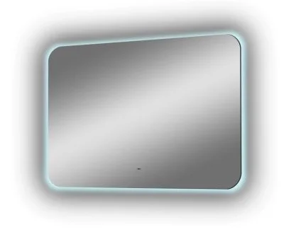 Зеркало Continent Burzhe Led, 1000х700 холодная подсветка, с бесконтактным сенсором