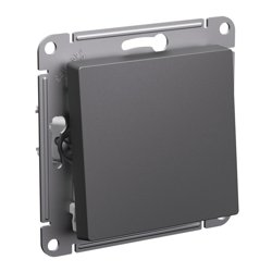 Механизм выключателя одноклавишный AtlasDesign (сх. 1) 10AX базальт SE ATN001411