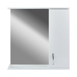 Зеркало-шкаф DORATIZ Эко 45, белый, правый 450х147х730