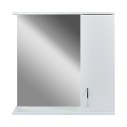 Зеркало-шкаф DORATIZ Эко 60, белый, правый 600х147х730