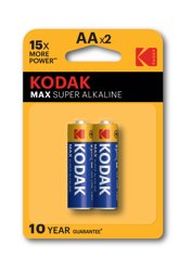 Элемент питания Kodak LR6 4+4BL MAX SUPER Alkaline AA (уп. 8шт)