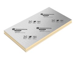 Плита теплоизоляционная LOGICPIR PROF СХМ/СХМ (стеклохолст)Г2 L-2385х1185х90 в упак. 6 плит 1,5262 м3, 16,9574 м2, 2 упак на поддоне