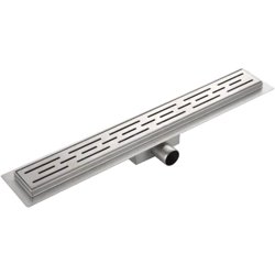 Трап HAIBA HB91800 из нержавеющей стали, линейный, горизонтальный, с комбинированным затвором, сатин