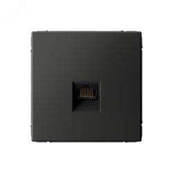 Механизм розетки компьютерной ArtGallery RJ45 кат.6А базальт SE GAL001486