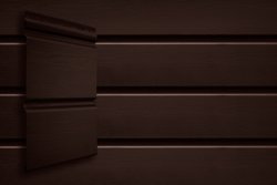 Сайдинг акриловый GL Double-брус темный дуб 0,291х3м S=0,873м2