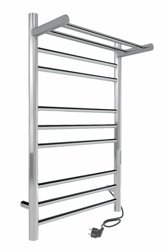 Полотенцесушитель INDIGO Line Trinity (electro) с полкой 80/40 (таймер, скр.монтаж, унив.подкл.R/L, Полиров.), хром