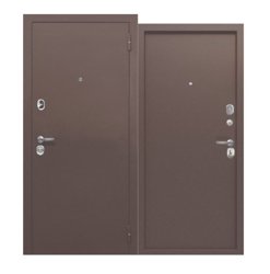 Дверь мет. FERRONI 9см 860х2050 "Л" Медный антик/ Медный антик