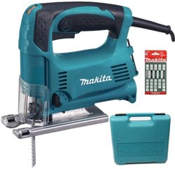 Лобзик MAKITA 4329KX1 (450Вт, 65мм, рег. оборотов, кейс) + НАБОР ПИЛОК