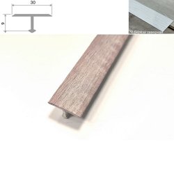 Порог АПТ 30 алюминиевый 2700*30*9 мм одноуровневый (22 берёза северная)
