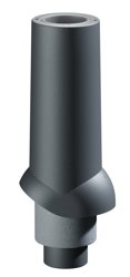Выход канализации изолированный Docke PREMIUM 110/500 черный