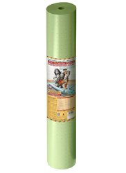 Подложка SPC PROtector Termo 1мм размер 1.1*15м (16,5м2) перфорированная для водяных и кабельных теплых полов LVT, SPC, WPC, зеленая