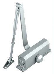 Доводчик FUARO дверной DC20-5 (DC-205) AL до 120 кг алюминий, для противопожарных дверей