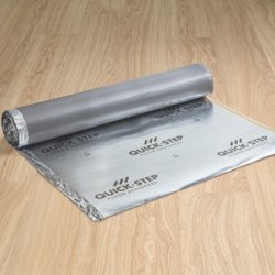 Подложка QuickStep Basic Plus 2мм серая с фольгой (рулон 15м2) для ламината, паркета