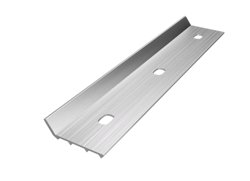 Рейка краевая алюминиевая 2м TERMOCLIP (в упаковке 50 шт =100 п.м) 2000х30,5х3,0 мм