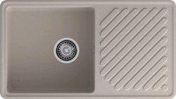 Мойка композитная GRANFEST Quarz 53 860х480 песочный с крылом