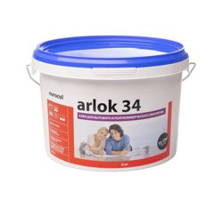 Клей для бытового и полукоммерческого линолеума Arlok 34 4кг