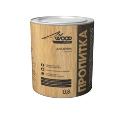 Состав деревозащитный ArtWOOD Classic серый 0,8 л