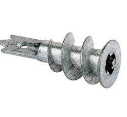 Дюбель DRIVA 15х38 металл для гипсокартона с саморезом 4,5х50 (уп 4шт) SteelRex