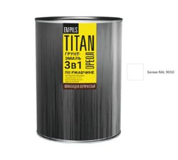 Грунт-эмаль по ржавчине белая (RAL 9010) 0,75л ОРЕОЛ TITAN 3610