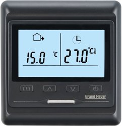 Терморегулятор программируемый HW800 чёрный