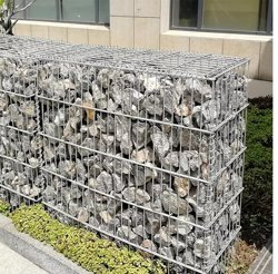 Габион из сетки ячейкой 50х50, проволока 3,8мм, 2500х500х300 со стяжками и сборочными спиралями