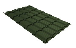 М\черепица, Quadro Profi Велюр RAL **, 0.5 мм Grandline, 1.17*м2
