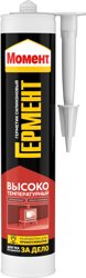 Герметик силиконовый высокотемпературный Момент ГЕРМЕНТ красно-коричневый 300 мл