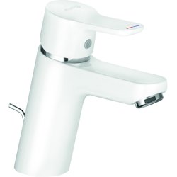 Смеситель KLUDI Pure&Style для раковины 70 мм, со сливным гарнитуром, 7 л/мин, цвет белый