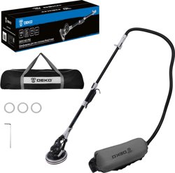 Шлифмашина для стен и потолков бесщёточная DEKO DKWS1400 PRO в сумке, 225мм, 1400 Вт