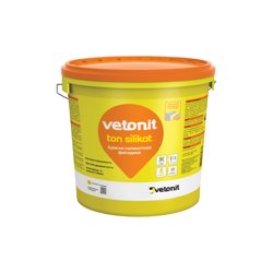 Краска фасадная силикатная VETONIT.TON SILIKAT 100A база белая 25кг
